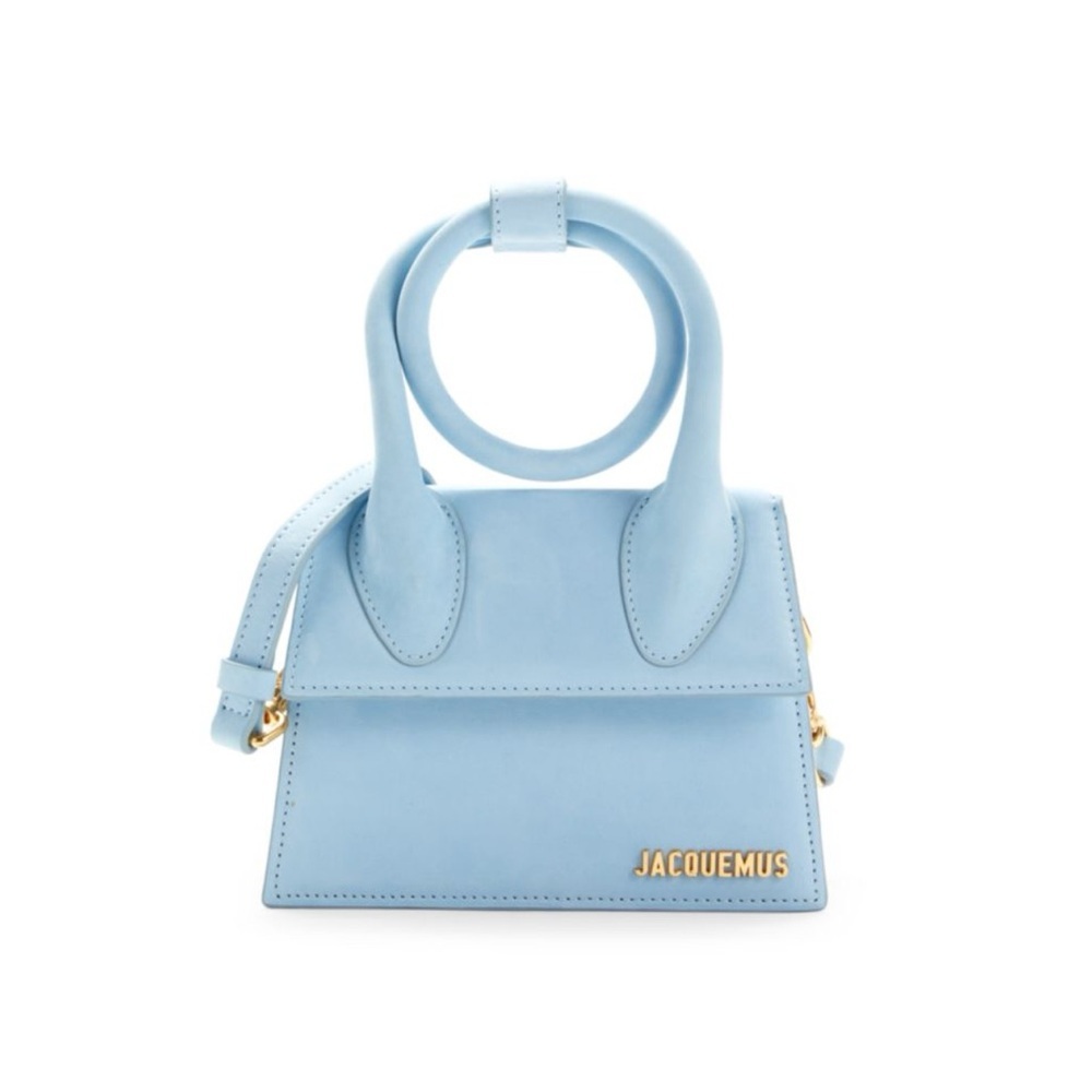 Jacquemus Blue Mini Bag with Circular Handle! Like new! With tagg inside! - Picture 1 of 11